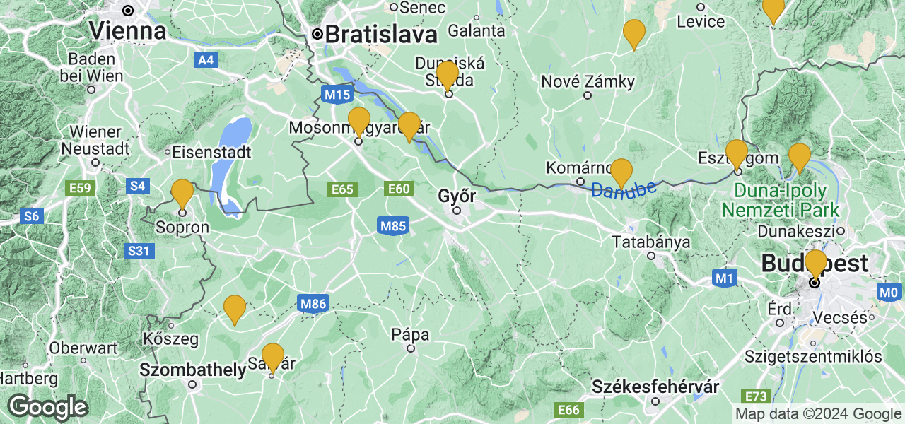 Mapa Győr